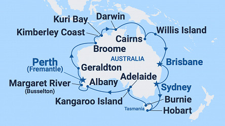 LAST CABINS: Cruise all around Australia in 2023! - Travel at 60